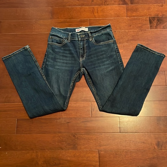 Levi’s jeans high rise slim fit Sz 28 W 39 Length dark wash - Picture 1 of 8